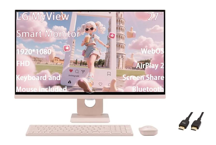 Amazon.com: LG MyView Smart Monitor 27 inch, with Wireless